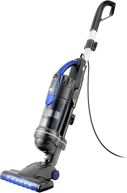 Akitas 2 in 1 Corded Upright Vacuum Cleaner Hoover With Turbo Spinning Brush Head Light Weight Carpet Car