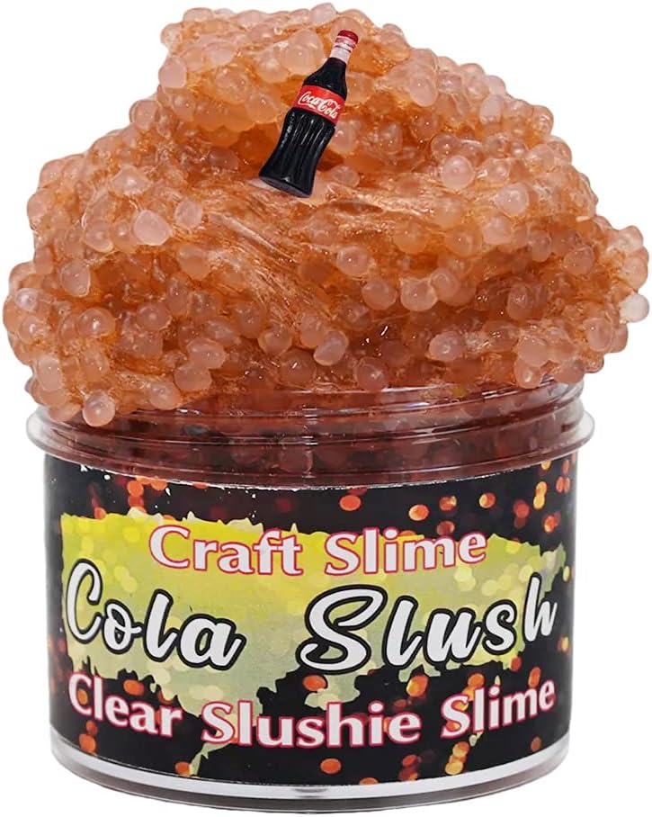 FLINPEX Butter Slime Kit Cloud Slime DIY Unmixed Snow Rice Slime kit for Girls, Education Party Favor Gift and Birthday, Slime kit for Boys, Slime Kits, Fluffy, Soft, 70ml 2.5Oz （Brown）