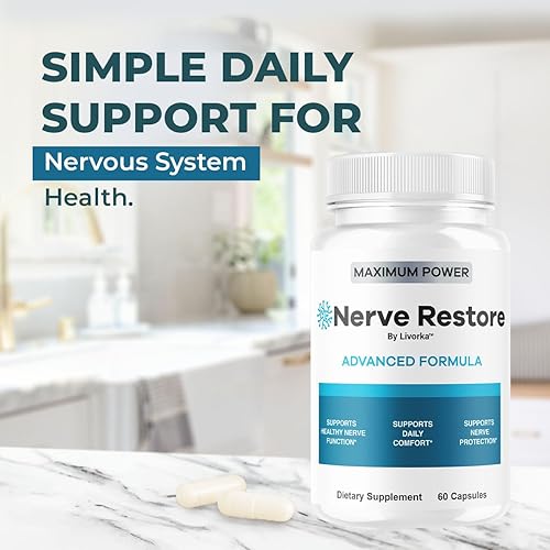 Miniatura 5 de (3 Pack) Nerve Restore - Nerve Restore Advanced Formula Capsules Natural Premium Formula, Daily NerveRestore Pills Support Comfort, Nerve Restored