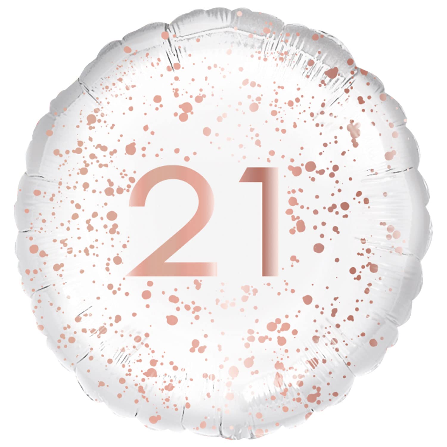 Amscan 9914147 Rosegld Celebr Std Foil - 21, Rose Gold