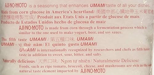 Miniatura 4 de Ajinomoto MSG en bolsa de plástico Umami Condimento 16.01 oz, 1 libra, 16 onzas (paquete de 1)