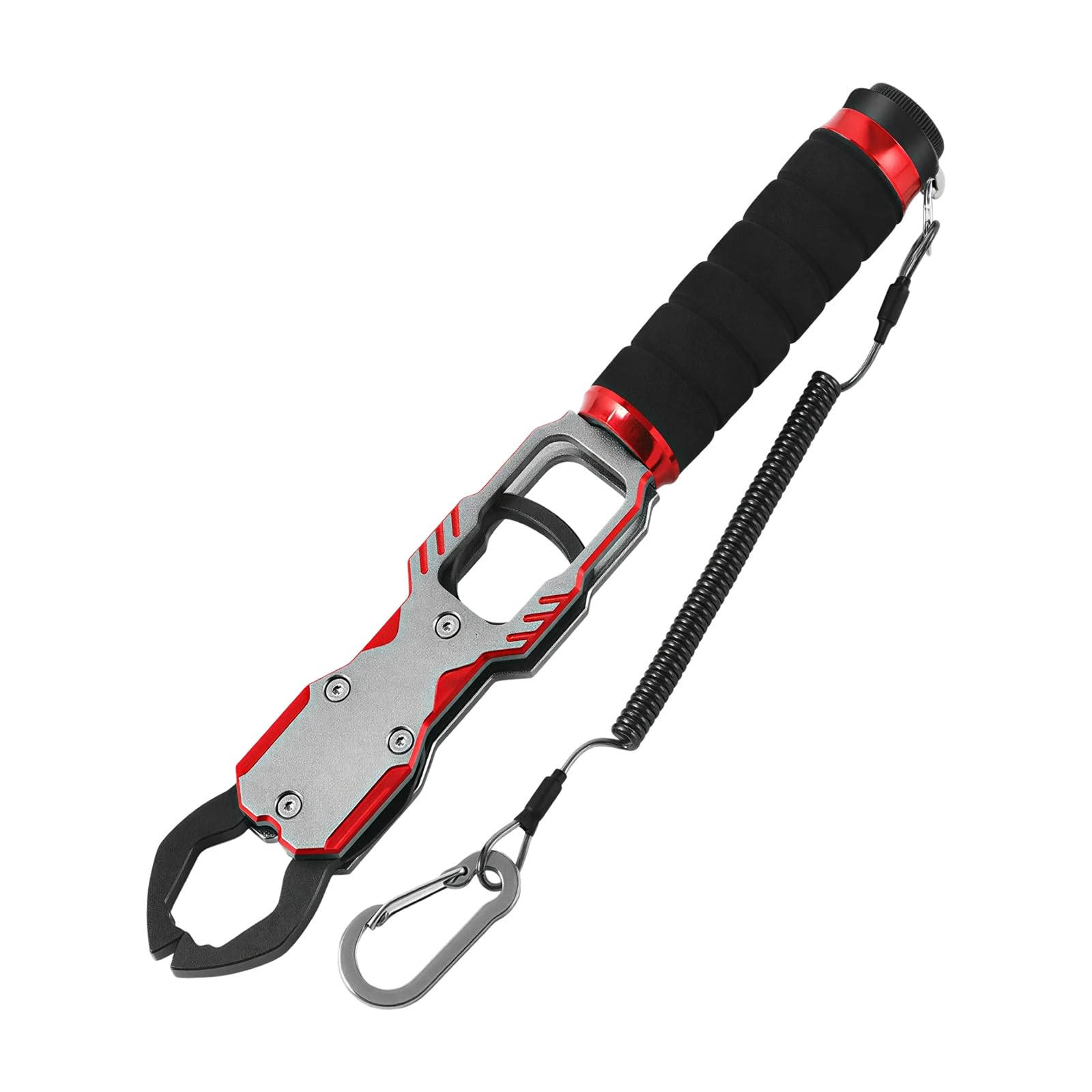 Fish Lip Gripper ze stopu aluminium, przenośny chwytak do wędkowania