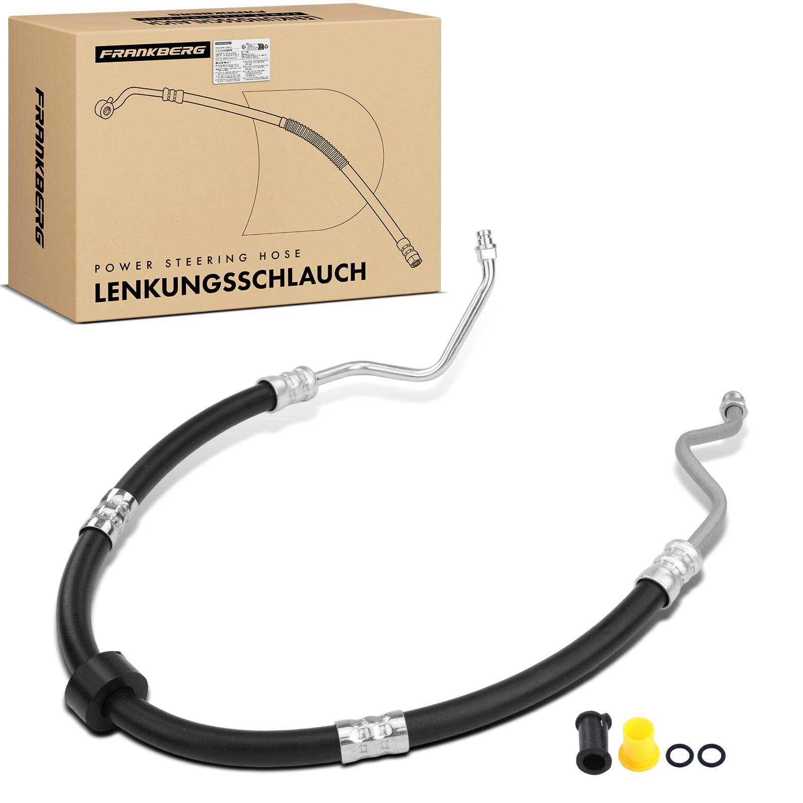 Frankberg Servolenkung Schlauch Benzin Kompatibel mit W203 S203 C180 C200 C230 2002-2007 CL203 CLC160 CLC180 CLC200 2008-2011 C209 200 2002-2009 A209 CLK200 2003-2010 Replace# A2034604524