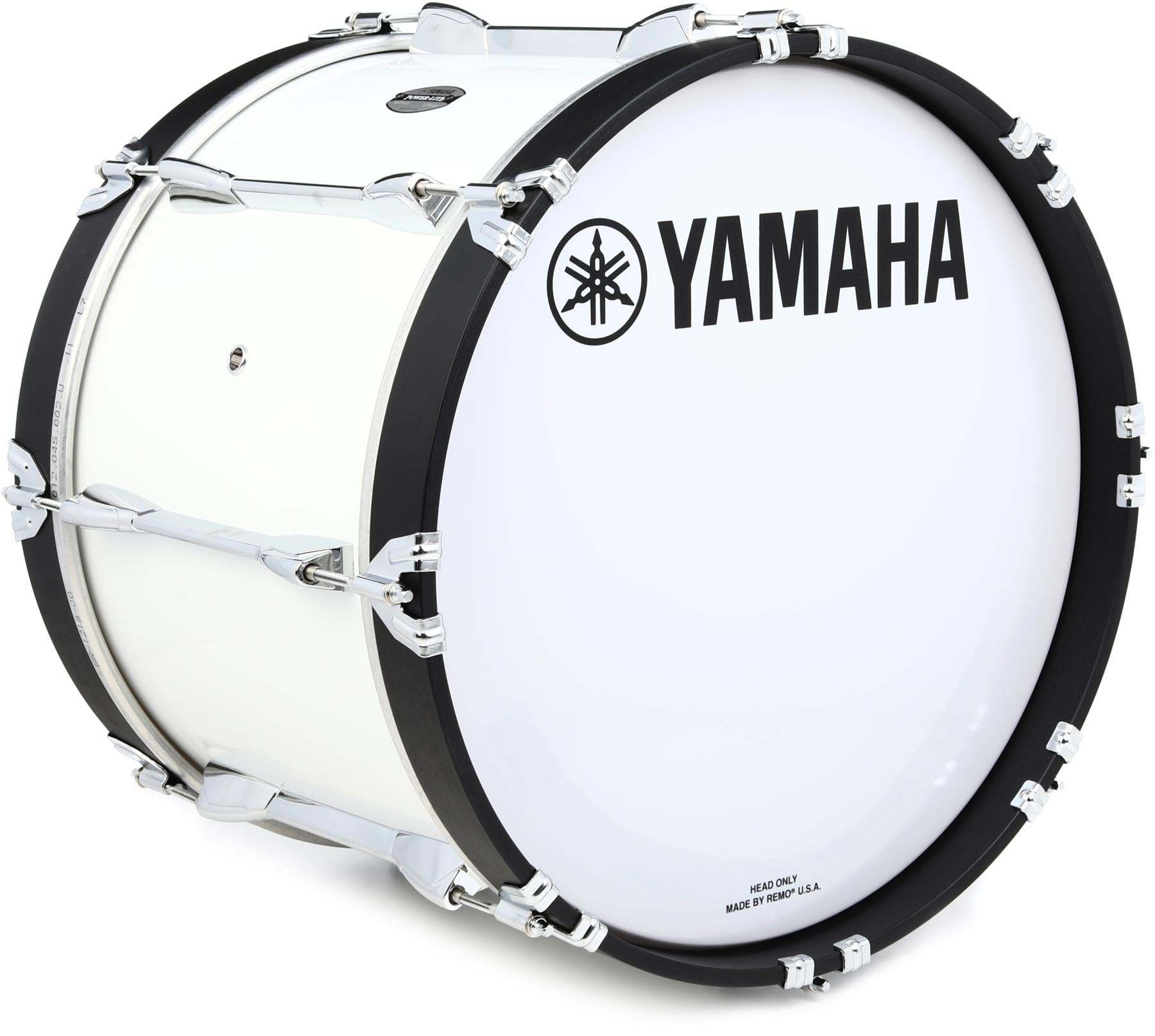 Yamaha 6300 Series Power-Lite 18-inch x 13-inch Marching Bass Drum - White
