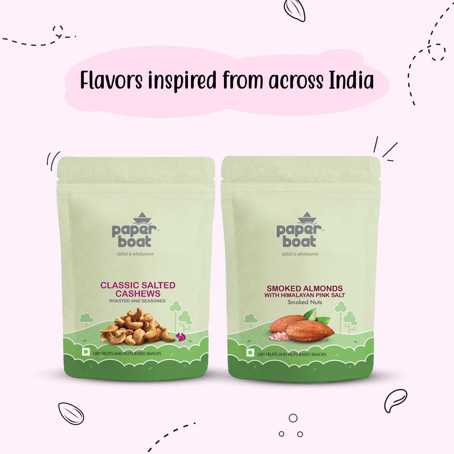 Paper Boat Signature Roasted Almonds & Cashew Nuts Combo Pack | Roasted Nuts & Salted Cashews (2 X 200gms) 3