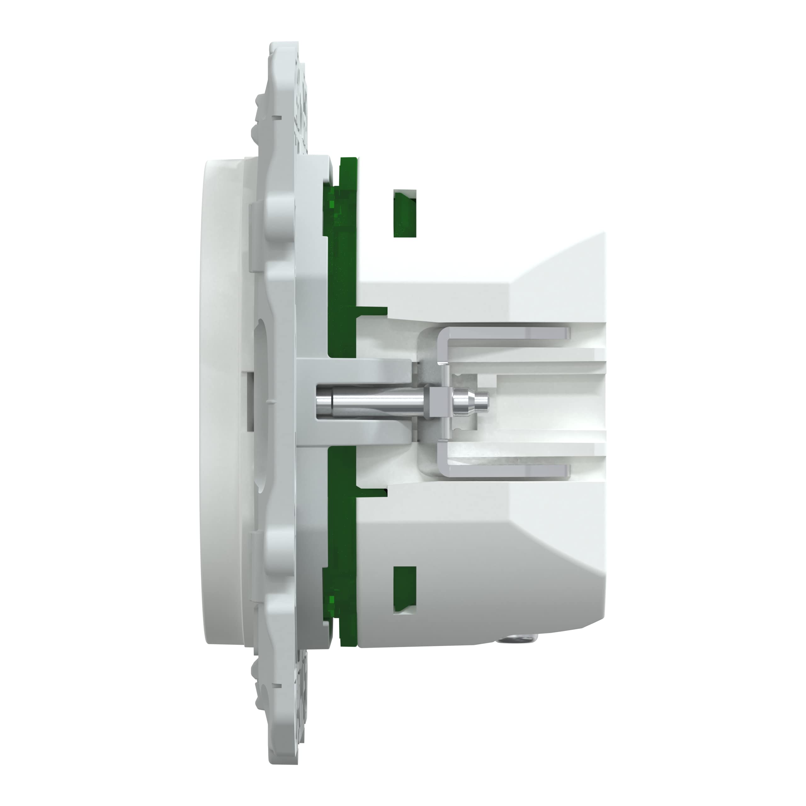 Schneider Electric - Ovalis - Prise chargeur USB-C 65W - Forte puissance pour charge app. mobiles - Blanc - S320406