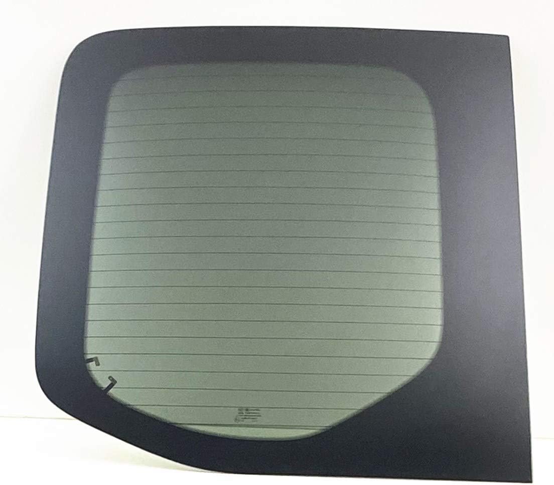 Heated Back Window Back Glass Driver Left Side No Wiper Hole Style Compatible with Mercedes Benz Sprinter 1500 2500 3500 4500 2019-2024 Models