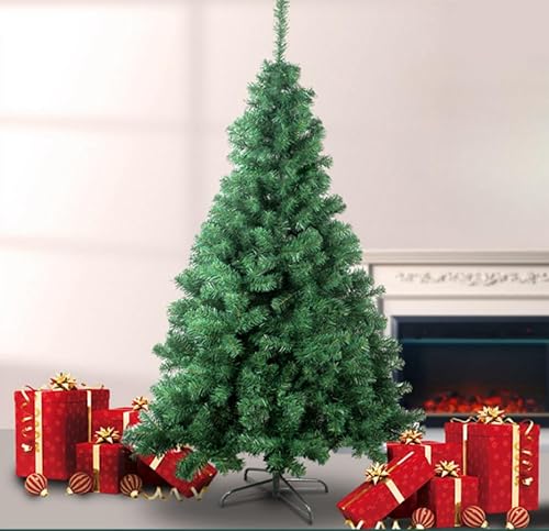 Fylirow Árbol de Navidad artificial de 7.5 pies, 1400 ramas, abeto de PVC, abeto de PVC, árbol de Navidad con soporte de metal plegable para el