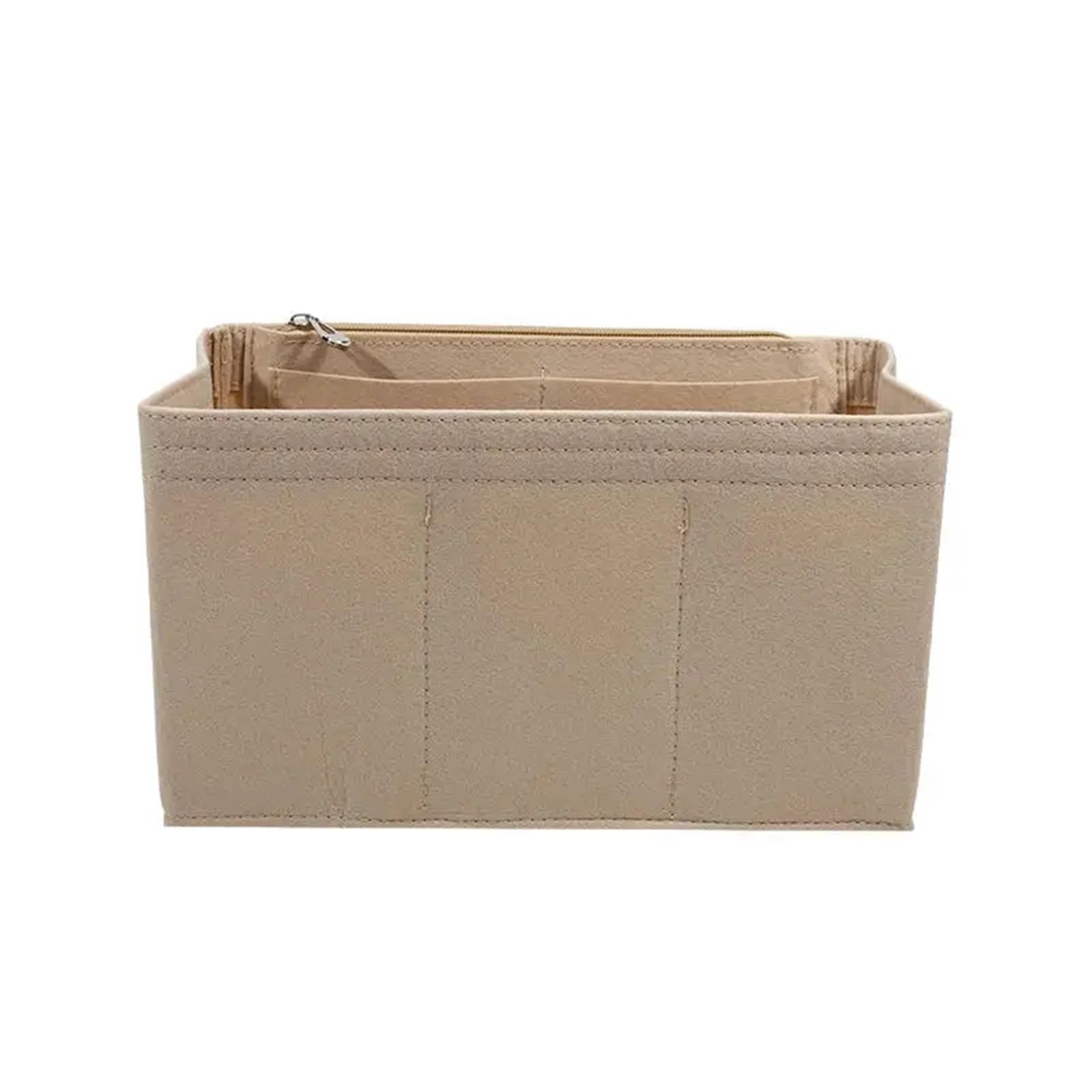 2 uds. Forro de fieltro, bolso organizador, mano, interno, partición bolsillo multicapa para Insertar Cartera