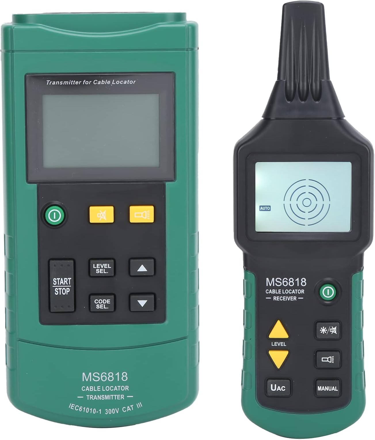 Wire Short Circuit Detector, MS6818 Lightweight Cable Fault Finder Portable for Building Construction for Electric Power Supply System
