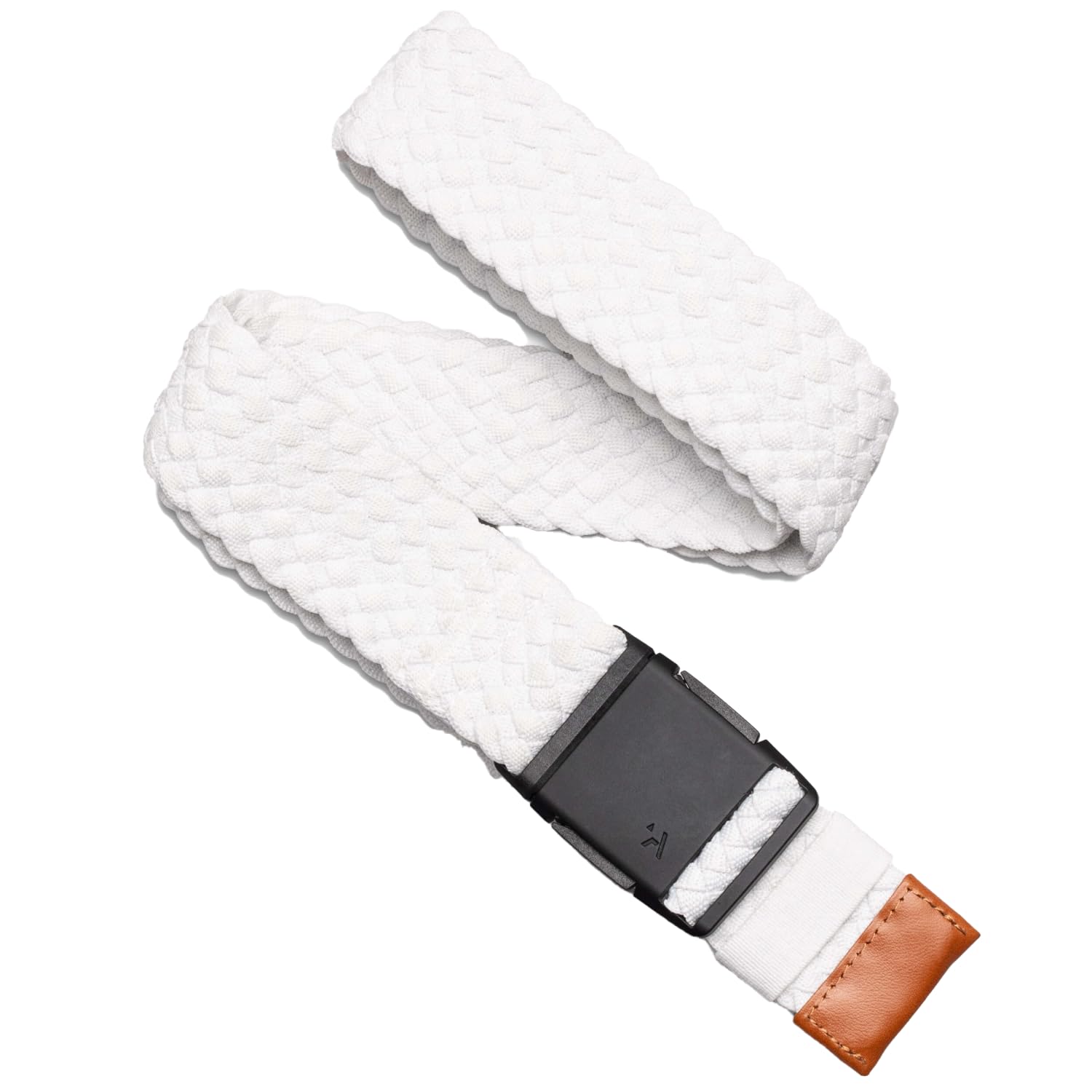Arcade Unisex White The Futureweave Vapor Belt, 4 Way Stretch Webbing, Non-Metal Travel Friendly Buckle, One Size