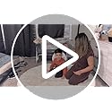 5'x5' Beige Round Rug for Bedroom, Ultra Soft Fluffy Circle Rug for Kids Girls Boys Room, Cute Shag Rugs for Living Room Playroom Tent Castle Home Decor Rug