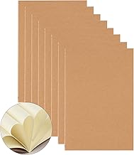8 x A5 Notebooks, A5 Size Notebooks, Blank Kraft Paper, 36 Sheets/72 Pages Notebook Drawing Pad for Office, Writing, Drawing, Sketching, Studying, Taking Notes