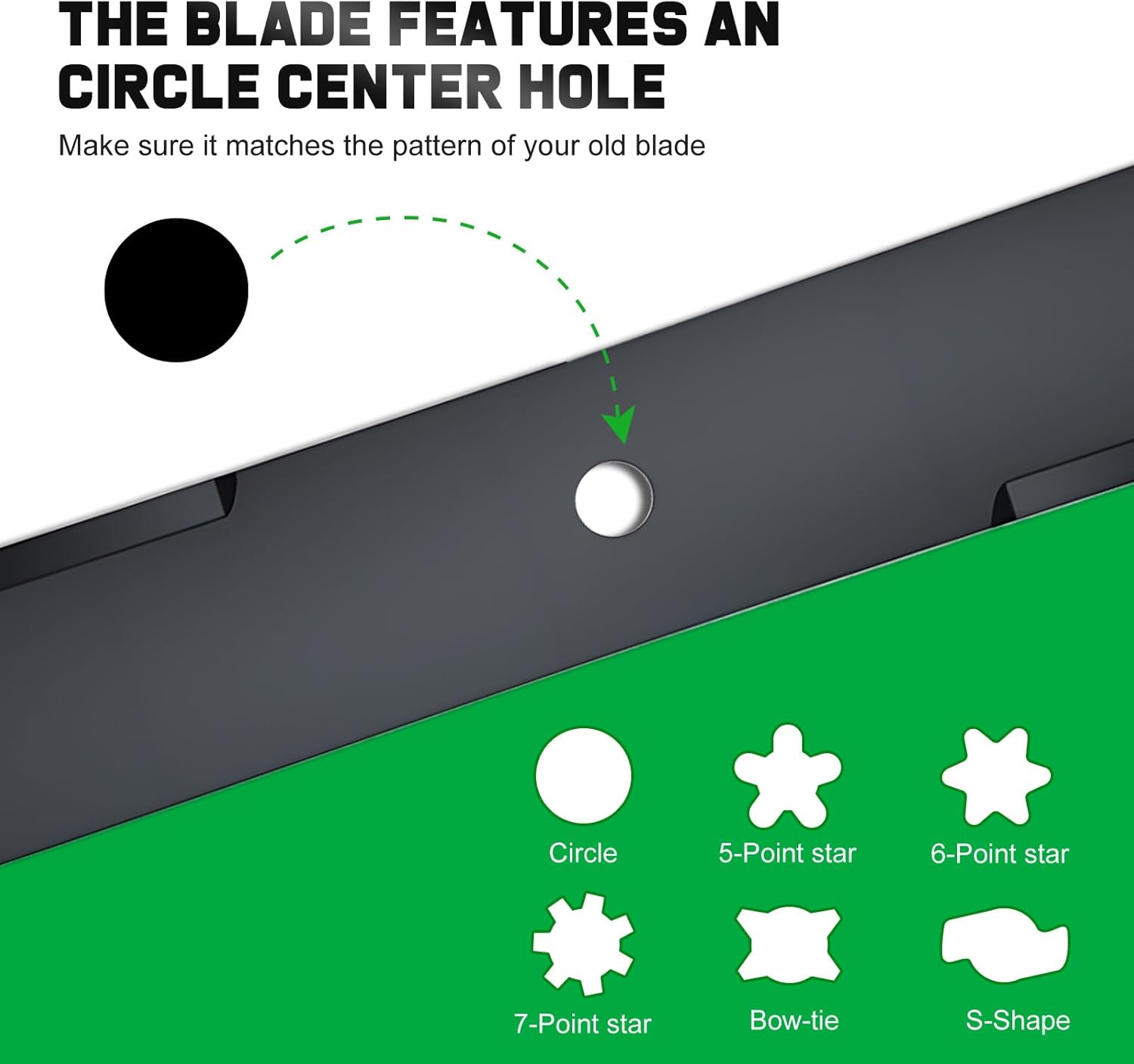 601124 Blades Compatible with Hustler Raptor Fastrak SDX X XD XL Big Dog Alpha 54" Zero Turn Mower Replace for 797704 797696 797712 606251 92 208