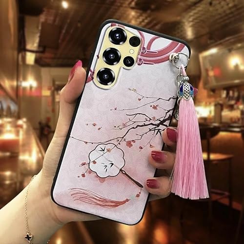 Phone Case Compatible with Oukitel C68, Anti-knock Soft case Silicone Anti-dust Tassel Waterproof Shockproof Chinese Style Durab