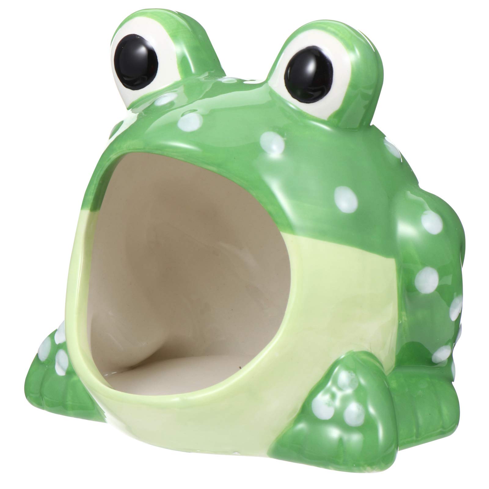 POPETPOP Nido De Enfriamiento De Hámster Accesorios De Hámster Cama De Enfriamiento para Hámster Cascara De Coco Juguete De Baño De Ducha Jerbo Pequeña Cerámica Nido De Animales Pequeños