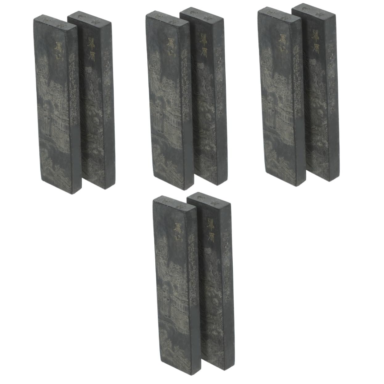 EXCEART 4 Sets Tintenstifte Kalligraphie-set Handgefertigt Traditionelle Chinesische Schreibpinsel Tintenblock 2 Stück X 4