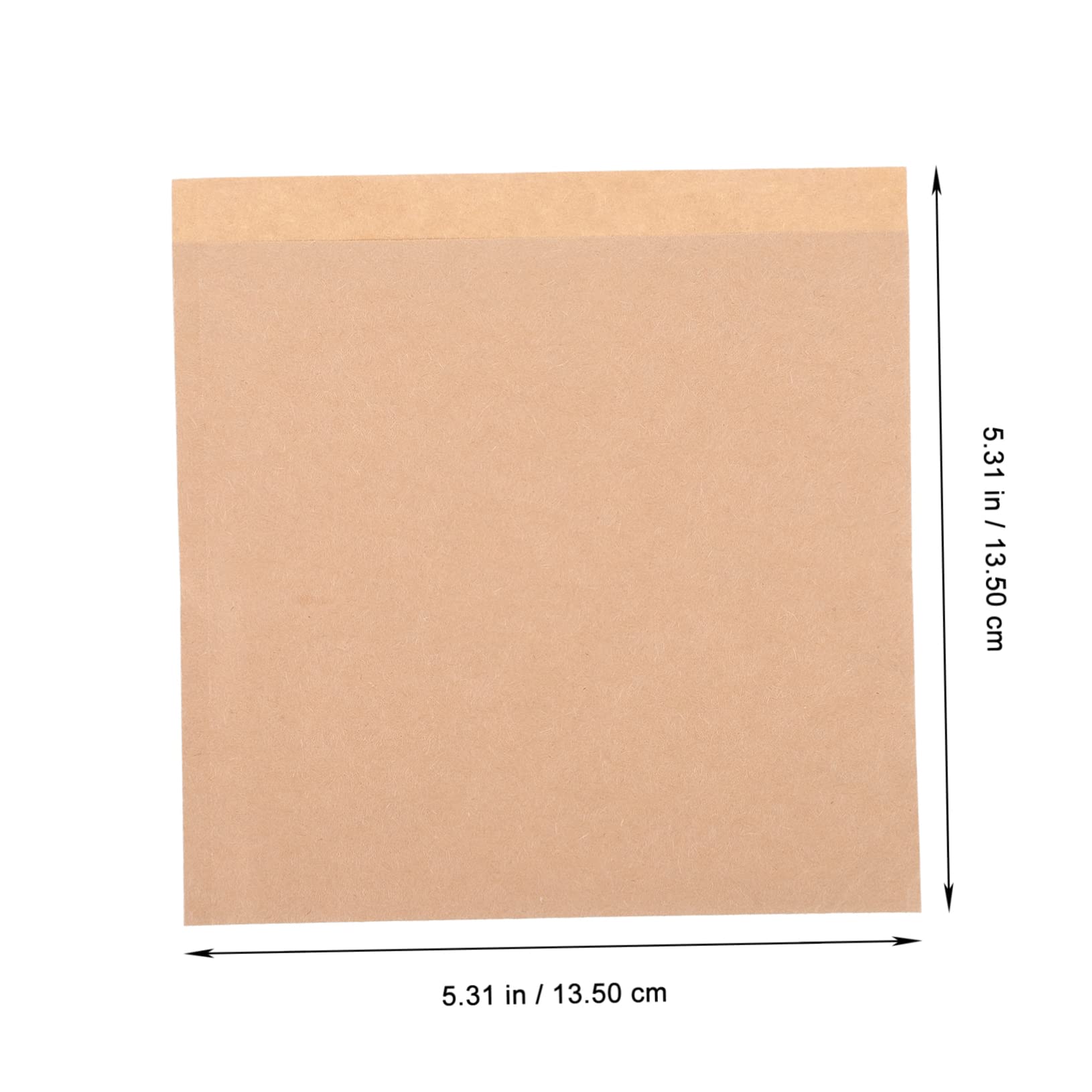 Healeved 500pezzi Sacchetti Di Carta Da Forno Carta Kraft Sacchetti Usa e Getta Per Pane Biscotti e Snack Per Cucina e Catering
