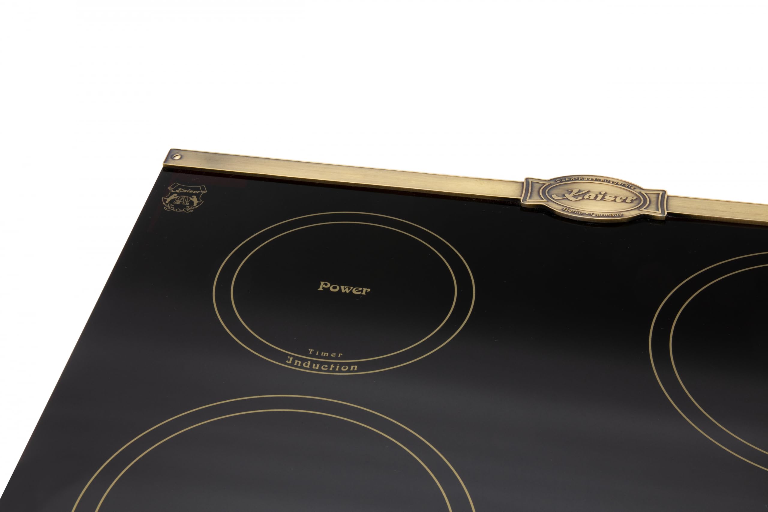 Kaiser Induktions Herd-Set EH 6355 Em+KCT 6195 IEm, Retro Elektro Einbau Backofen 60cm 67L+Induktions-Kochfeld 60 cm