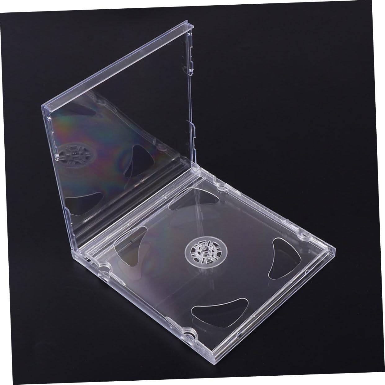 Garneck 25 Custodie Per Cd in Plastica Rigida Facili Da Trovare Compatte Per Conservare Video Di Matrimoni E Mixtape