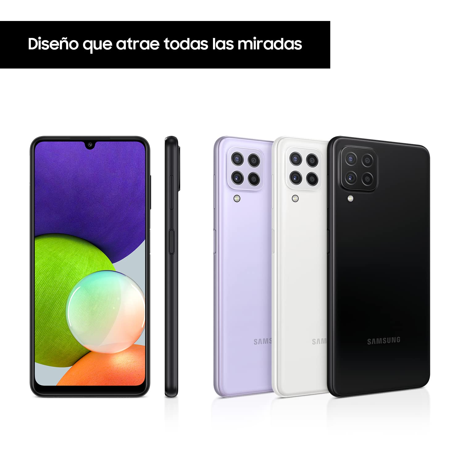 Samsun Galaxy A22 5G Cellulari 128GB 6.6 Zoll (16.8 cm) Dual-SIM Android 11 Grigio (Ricondizionato)