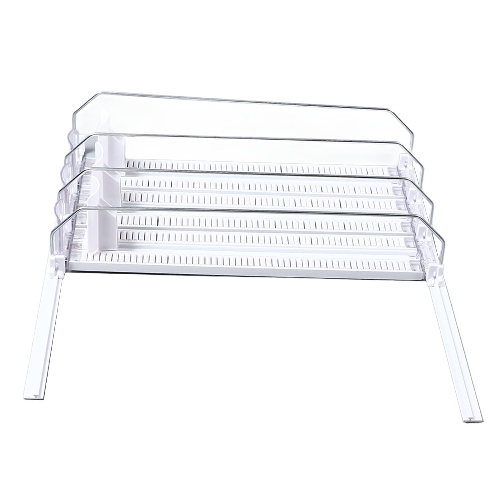 Dispensador de bebidas para nevera, dispensador de latas de refresco ajustable de 38 cm para latas de cerveza y pop, paquete de 3, organizador de bebidas para refrigerador, deslizamiento
