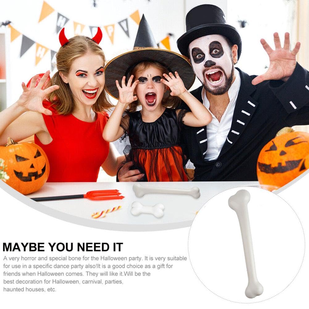 Lot De 24 Mini Os Squelettes D'Halloween En Plastique Avec