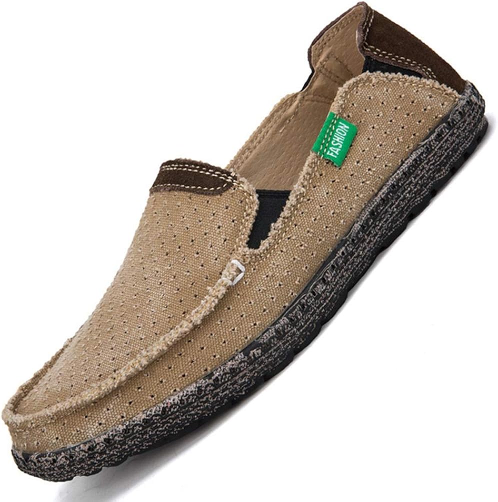 シュウカ キャンバスシューズ メンズ ブラック スリッポン 布 ローカット 通気性 滑り止め カジュアル 大きいサイズ 軽量 スニーカー 26 0cm 春夏秋 スポーツ 歩きやすい アイテム カジュアルシューズ 人気ブレゼント