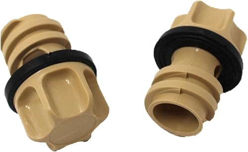 Miniatura 6 de JSP Manufacturing Ensamble de tapón de drenaje y junta para enfriar color marrón compatible con Yeti, RTIC, ORCA, OVO, Bird Dog Coolers 70QT 110QT