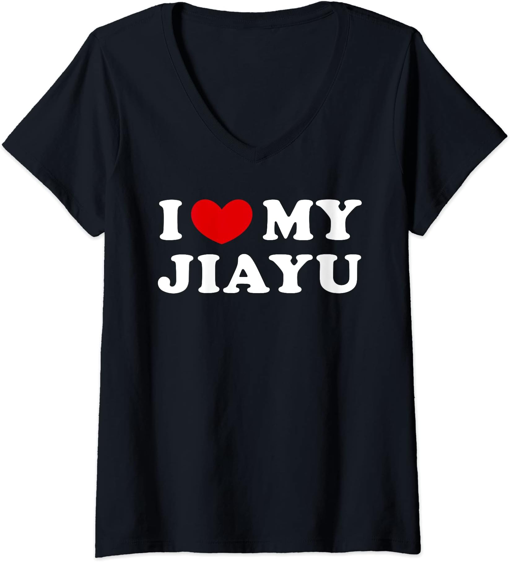 I Love My Jiayu, I Heart My Jiayu V-Neck T-Shirt