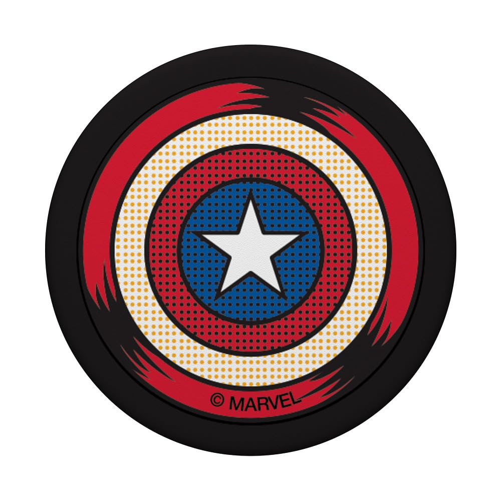 Marvel Captain America Shield PopSockets – Digital Pattern Mit Austauschbarem PopGrip Für Handy & Tablet