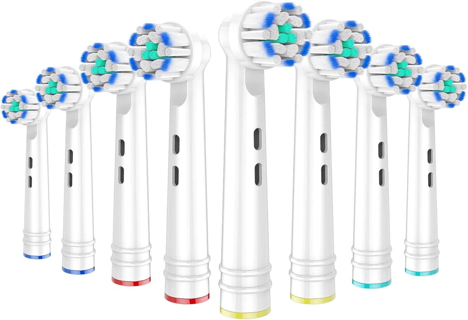 REDTRON Recambios Cepillos Compatible con Oral B Eléctricos Cepillo de Dientes, paquete de 8 cabezales de cepillo de dientes eléctricos compatible con Sensitive Clean-style2