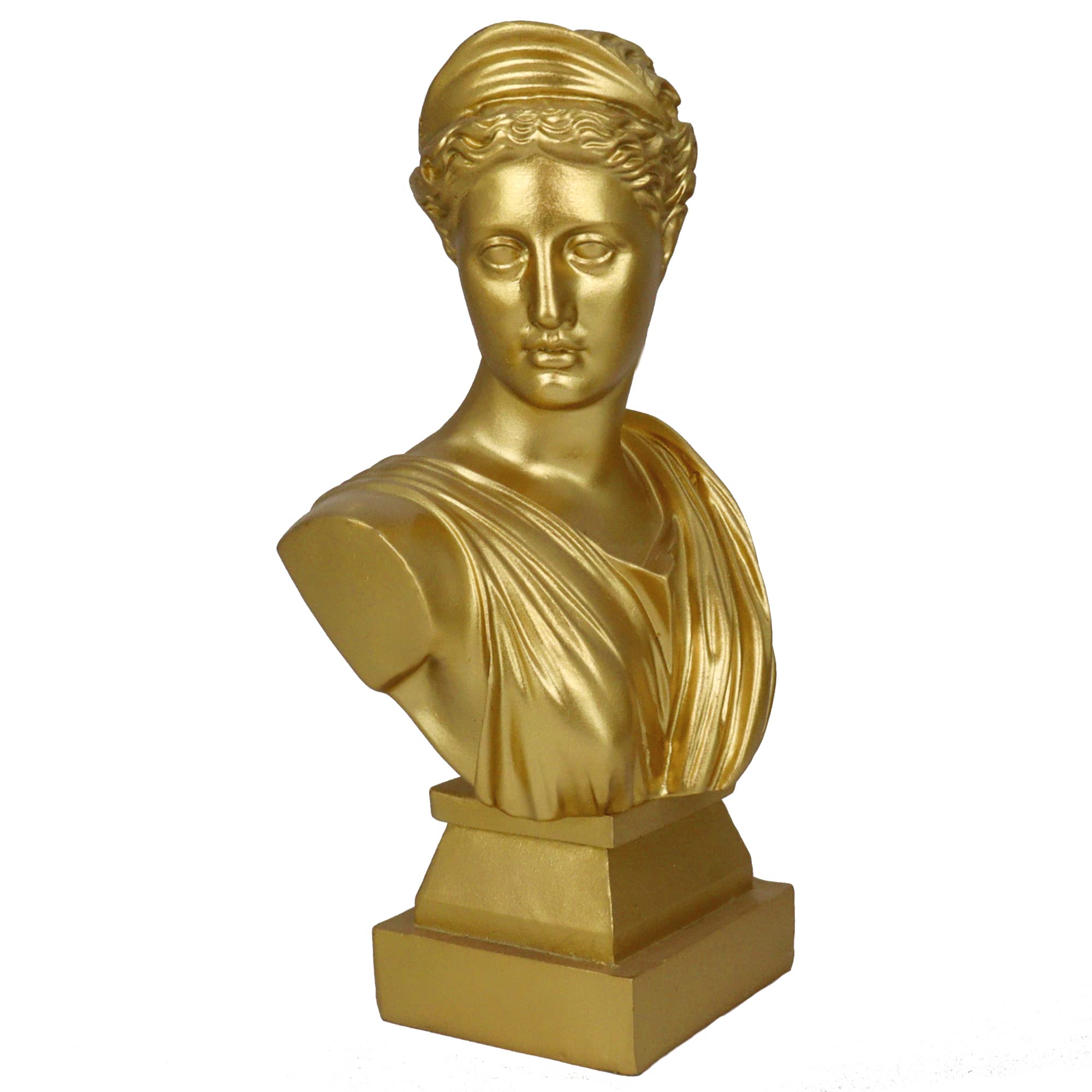 LAIKEARTS Vintage Style Greek Goddess Statue, Decorative Statue, Table Decoration, Room Decoration, Home Decoration, Handmade Resin Greek Figure Statue for Mom, Dad, Women,Symbol of Luck and Wisdom