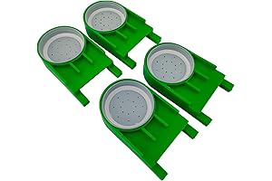 4-Pack Top Bar Beekeeping External Mason Jar Lids for Feeding Bees