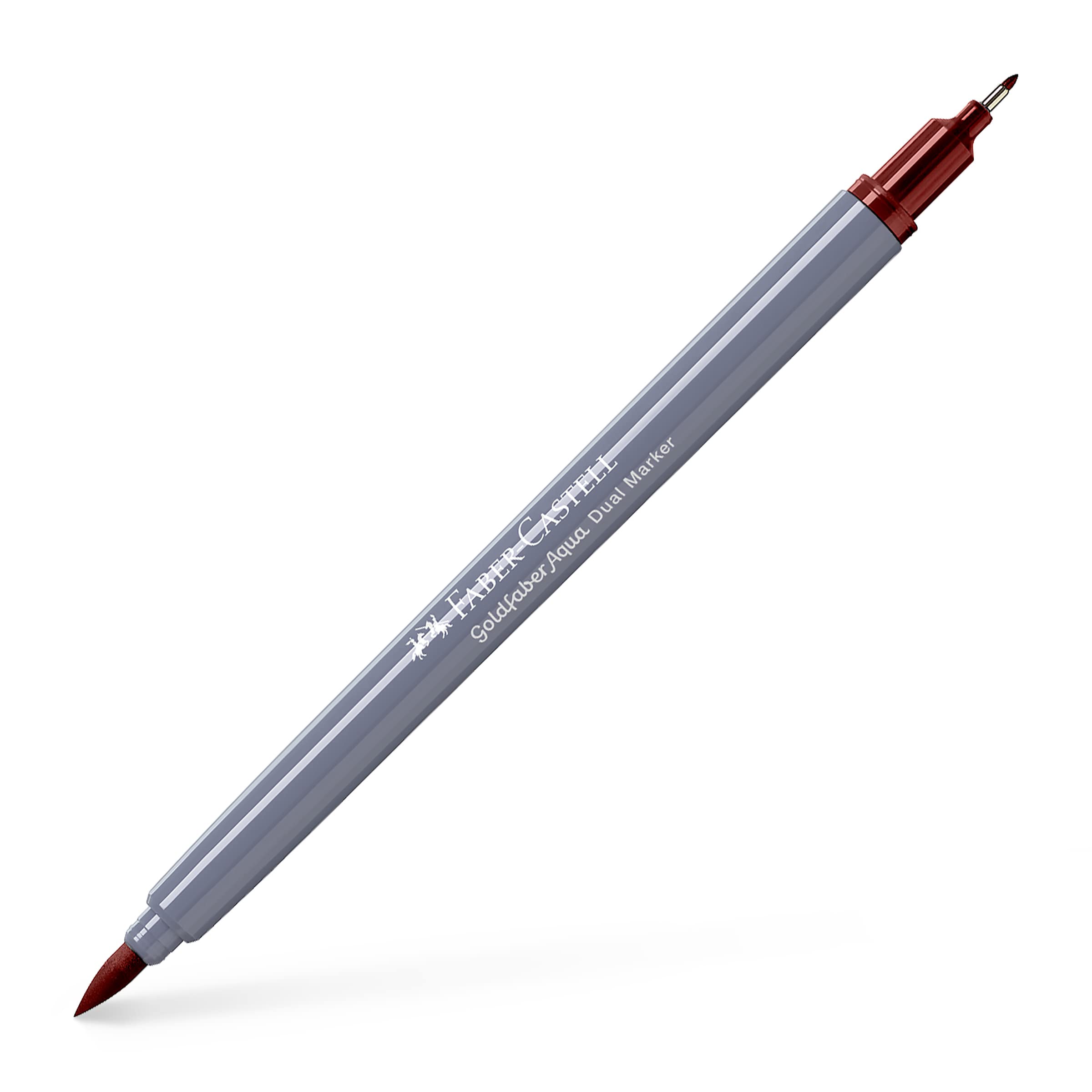 Faber-Castell Creative Studio Goldfaber Aqua Dual Marker, Venetian Red, Single, Art, Craft, Drawing, Sketching, Home, School, University, Colouring