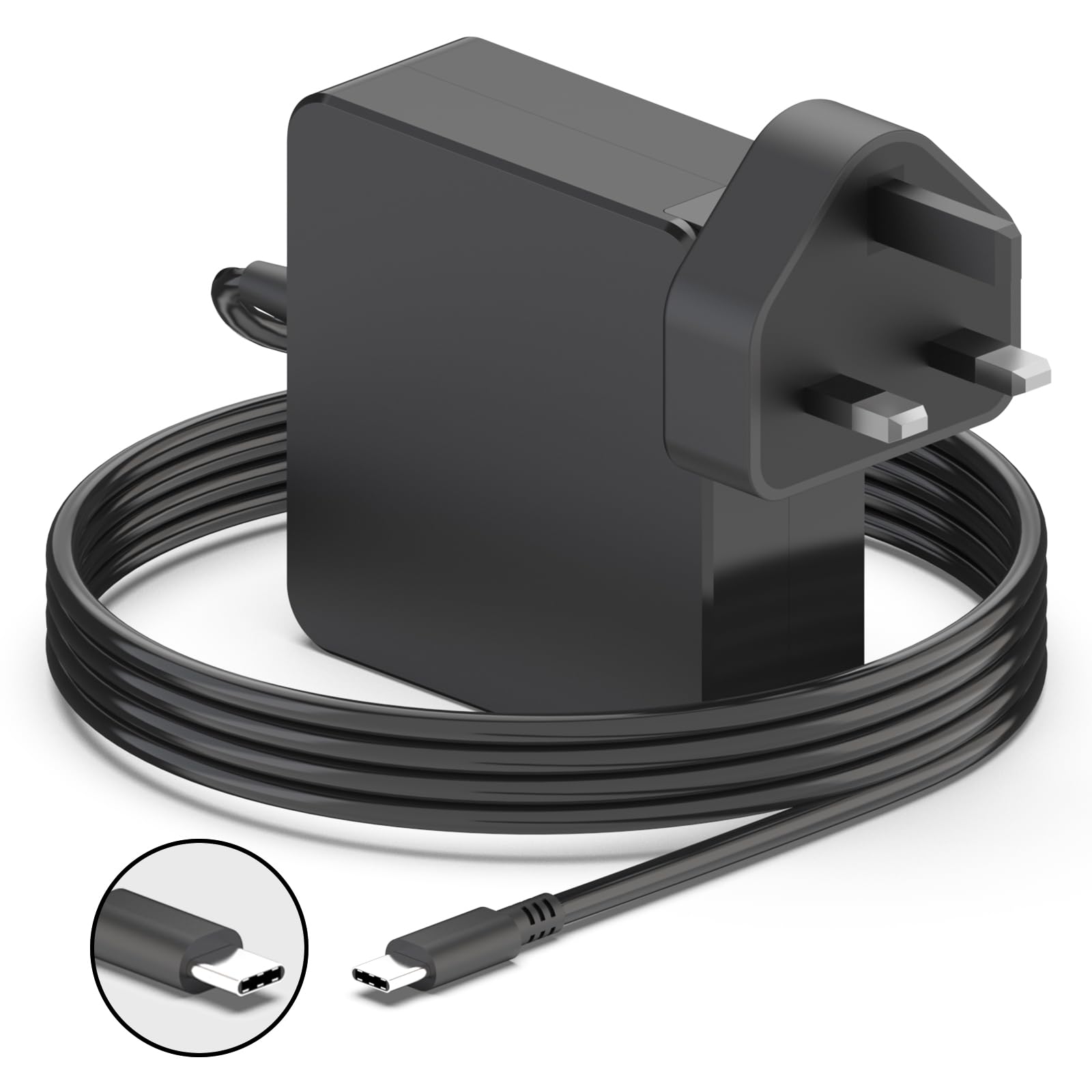 Hafiuege 65W Fast Charger Compatible with Nintendo Steam Deck