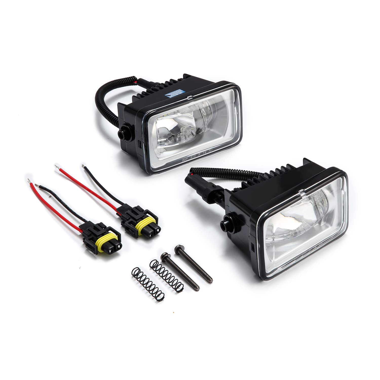 ModifyStreet For 2015-2020 F150/18-20 Super Duty LED Fog Lights, Waterproof Bumper Driving Lamp Set Assembly Chrome