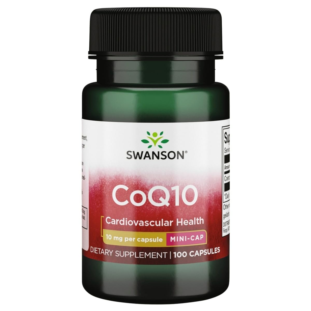 Swanson CoQ10 Mini Cap Cardiovascular 10 mg, 100 Capsules