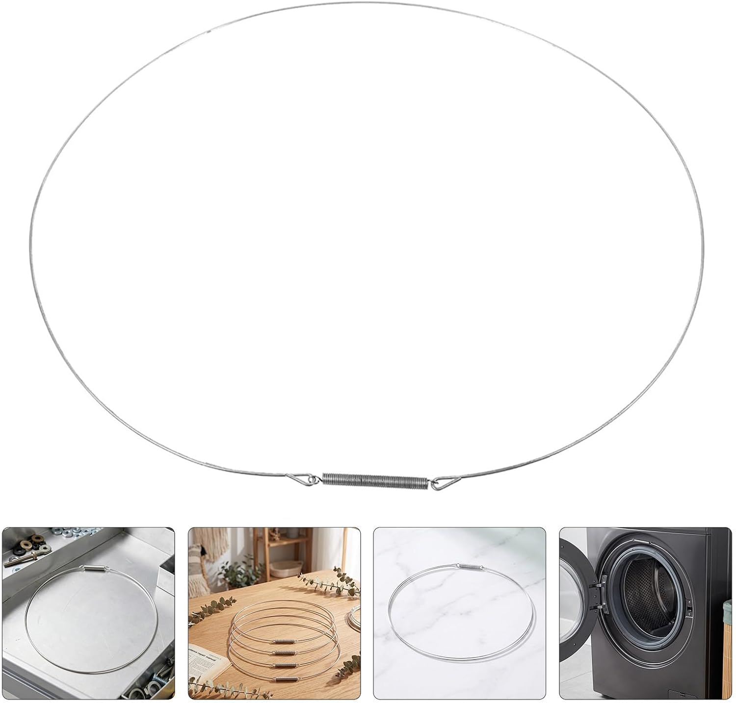 5pcs Washing Machine Door Seal Retaining Ring Stainless Steel Clamp
