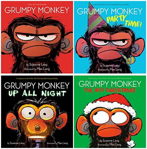 Snapklik.com : Grumpy Monkey Series 4 Books Set