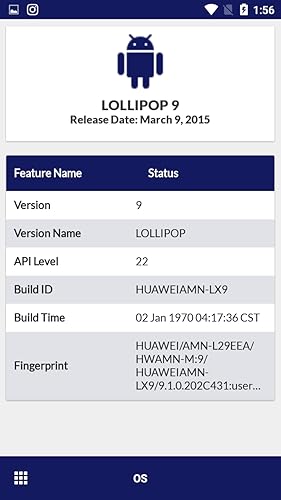 TMT Device Info