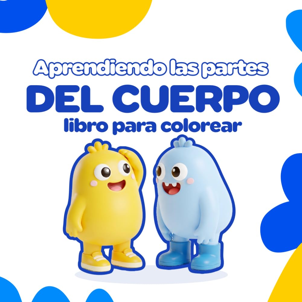 Aprendiendo las partes del cuerpo: Un libro para colorear con cabeza, hombros, rodillas y pies