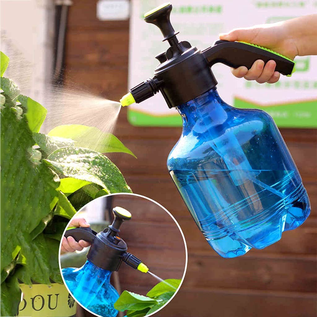 Konewki 3 l opryskiwacz ogrodowy konewka ręczna pompa ciśnieniowa ogrodowa spray przezroczysta butelka z regulowaną dyszą do roślin ogrodowych, z długą wylewką spryskiwacza (kolor: fioletowy
