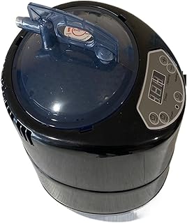 Sauna de spa para el hogar, gran potencia y gran capacidad Calentador de sauna de baño de vapor, generador de sauna, olla de vapor negra, 3L, 1500W, terapia en el hogar for calefacción
