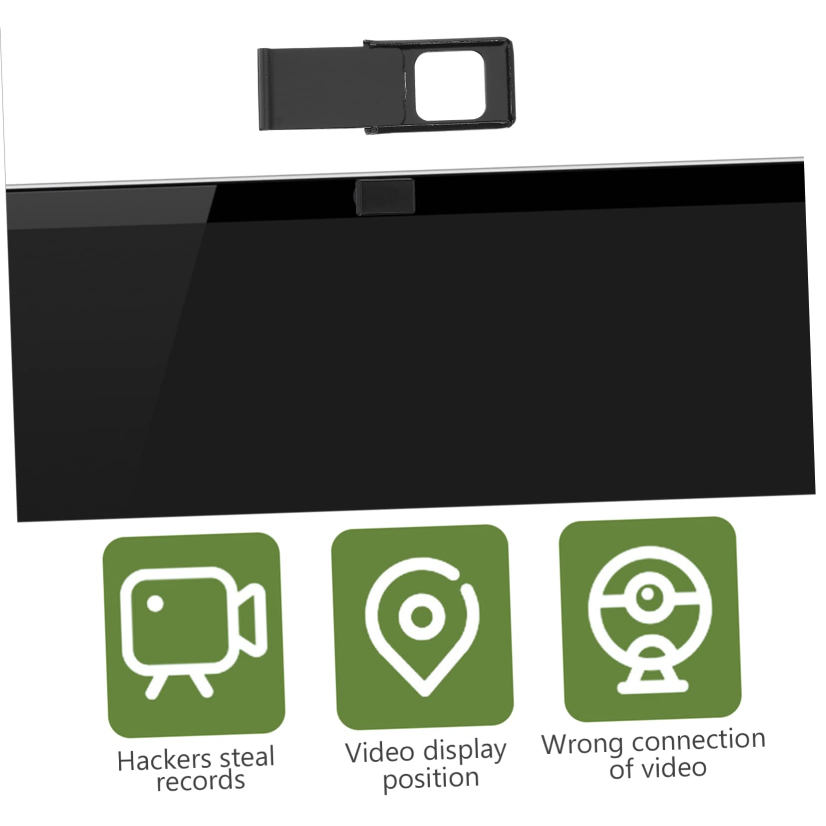 DOITOOL Cámara para Computadora 8 Piezas Cubierta de la cámara Webcam Cover Cubierta Webcam computadora portátil Tapa de protección Ordenador portátil d1 Diapositivas de Aluminio