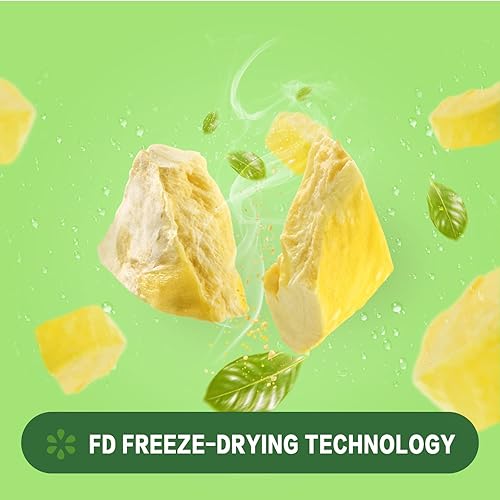 Miniatura 4 de BESTORE Durian liofilizado Premium Thai Golden Pillow Crisp Sin Añadir Azúcar Casual Snack Fruta Seca 3Pack 1.27 oz