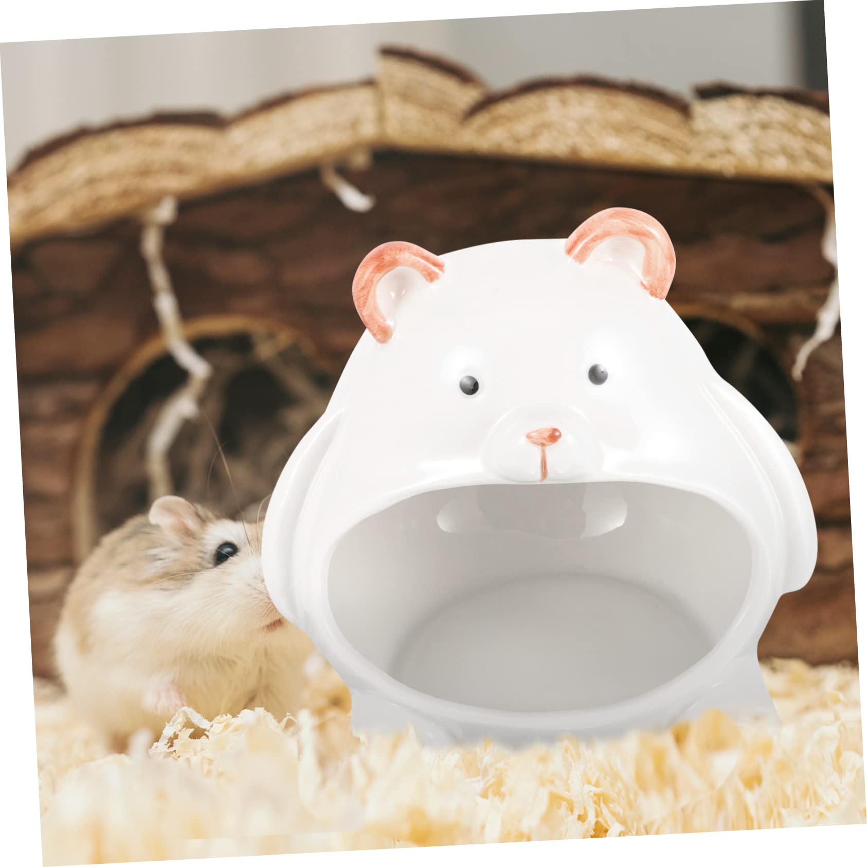 Toyvian Maison pour Hamster Et Nid Décoratif Abri Céramique pour Hamster Domestique Cachette pour Petits Animaux