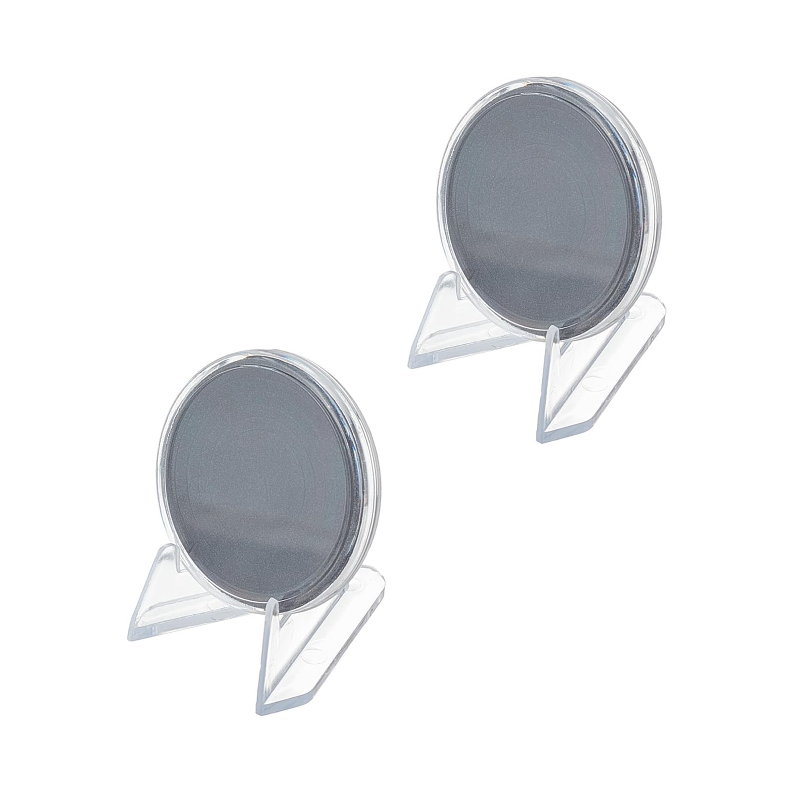 NICENEEDED 2PCS Acrylic Guitar Pick Display Case, Guitar Picks Show Rack Clear Rack Storage Commemorative Coin Storage