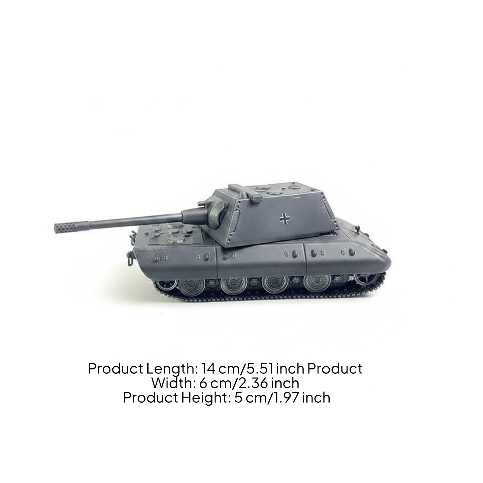 Modellino Pressofuso Del Carro Armato Heavy Tank Model Torretta Girevole Modellino Carro Armato 1:72 Dettagli con Dettagli Collezionisti, Scrivania, style to 1