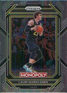2022-23 PANINI MONOPOLY PRIZM #86 LAURI MARKKANEN UTAH JAZZ BASKETBALL OFFICIAL TRADING CARD OF NBA